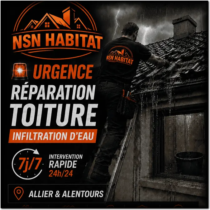 Couvreur Fuite Toiture Saint-Pourçain-sur-Sioule Allier 03